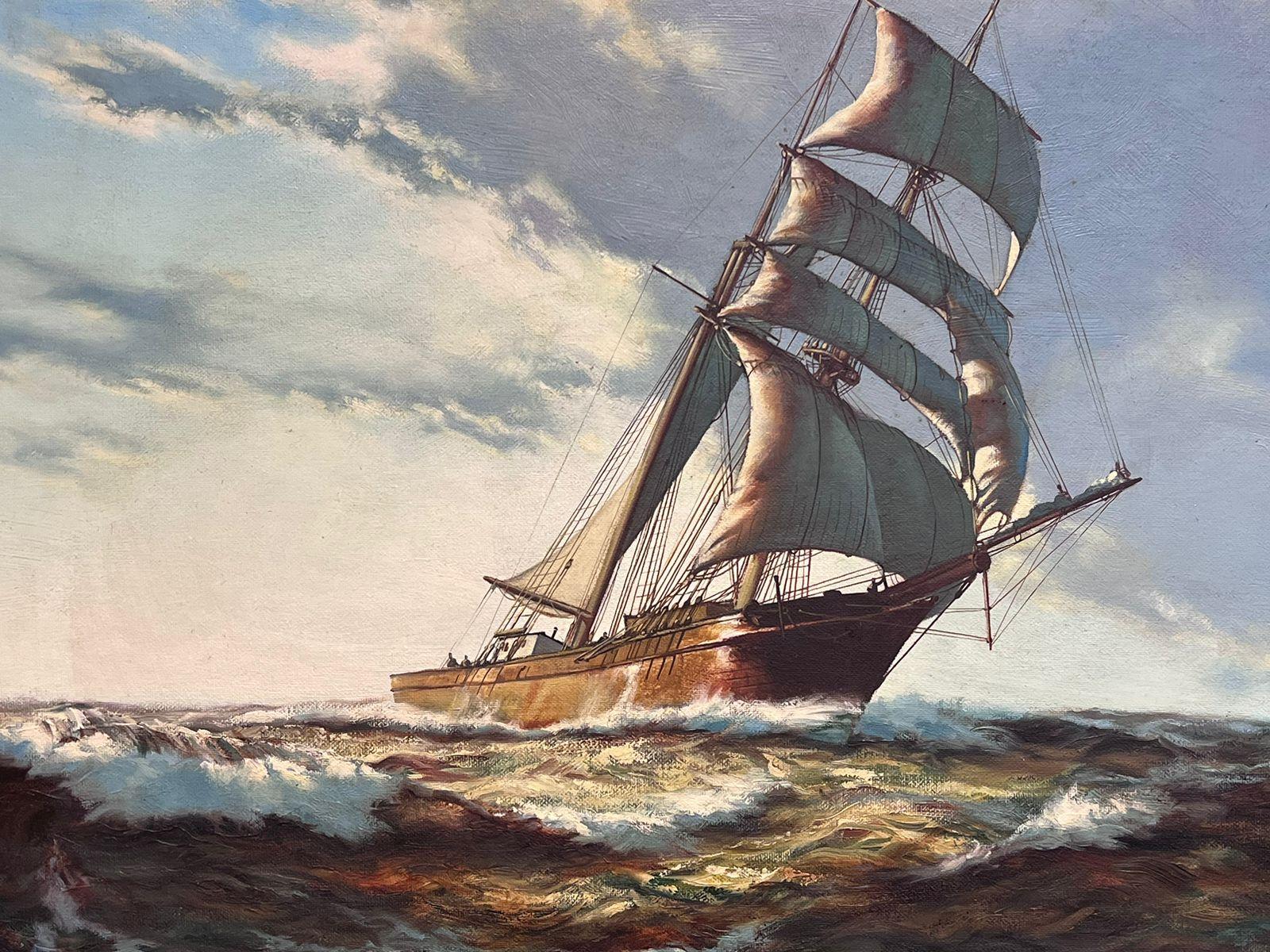 James Brereton (British marine artist, born 1954)
signed oil on board, framed
framed: 25.5 x 29 inches
board: 22 x 26 inches
provenance: private collection, England
condition: very good and sound condition
