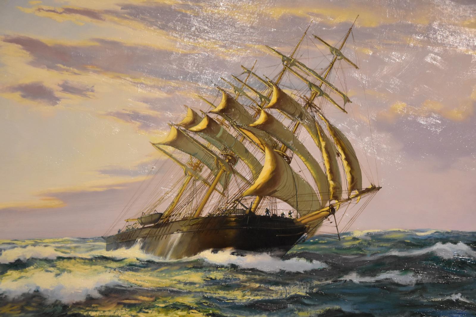 Peinture à l'huile de James Brereton 