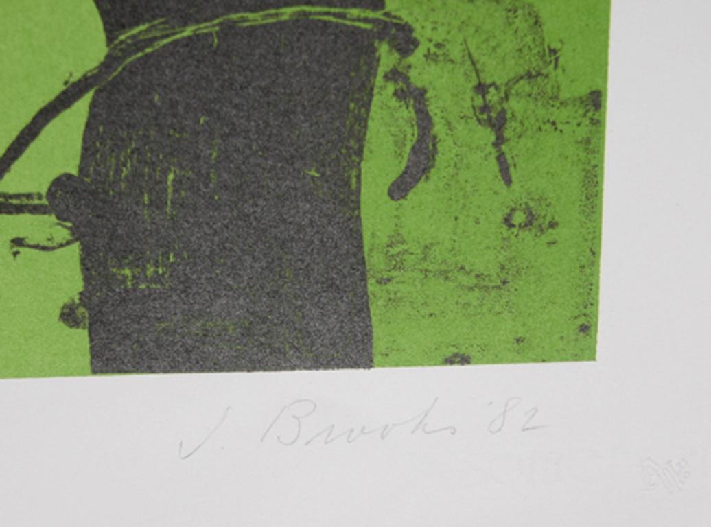 Artist:	James Brooks, American (1906 - 1992)
Title: Untitled	
Year: 1982
Medium:	Lithograph, Signed and Numbered in Pencil
Edition: 100
Paper Size:	22 x 27 inches

Published by Hampton Editions, Ltd
