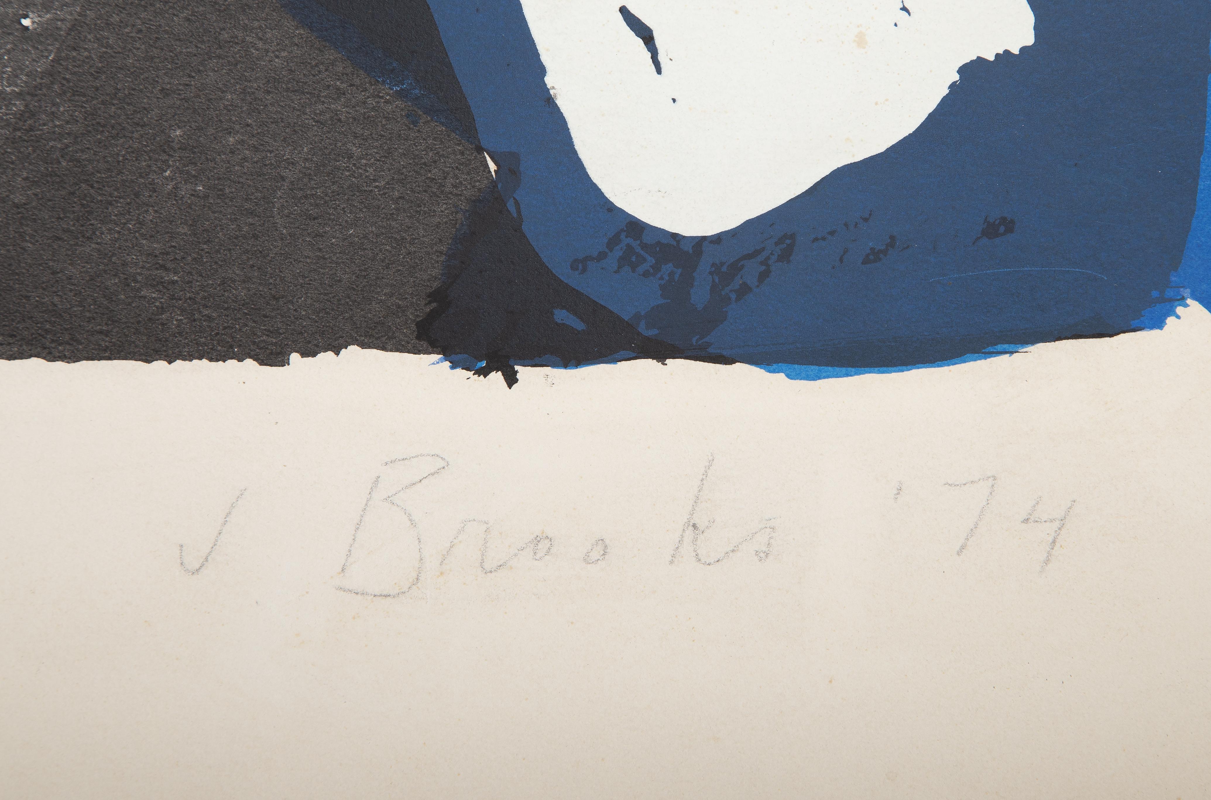 South Fork, Abstract Expressionist Screenprint by James Brooks 1