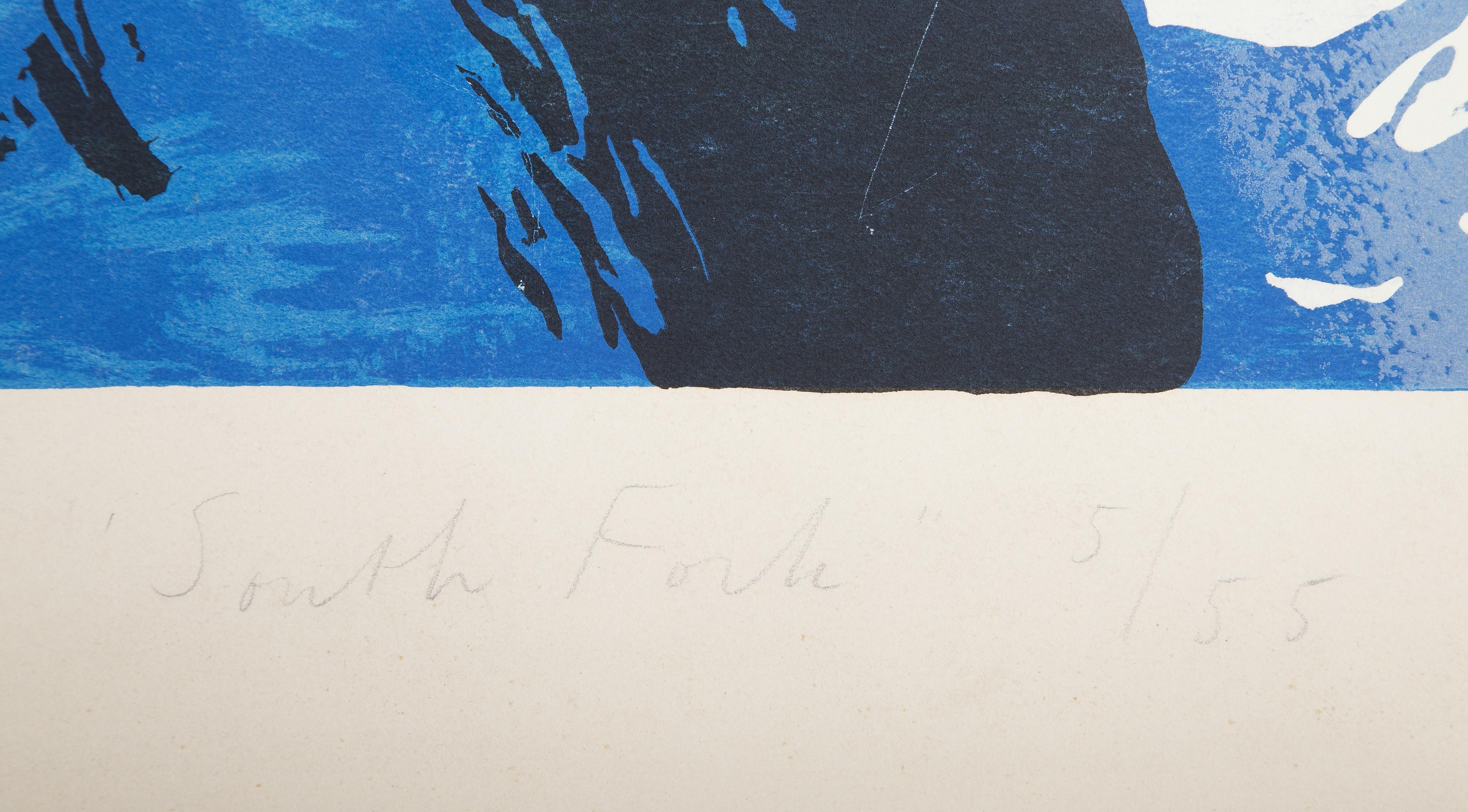 South Fork, Abstract Expressionist Screenprint by James Brooks 2