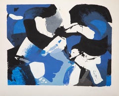 South Fork, Abstract Expressionist Screenprint by James Brooks