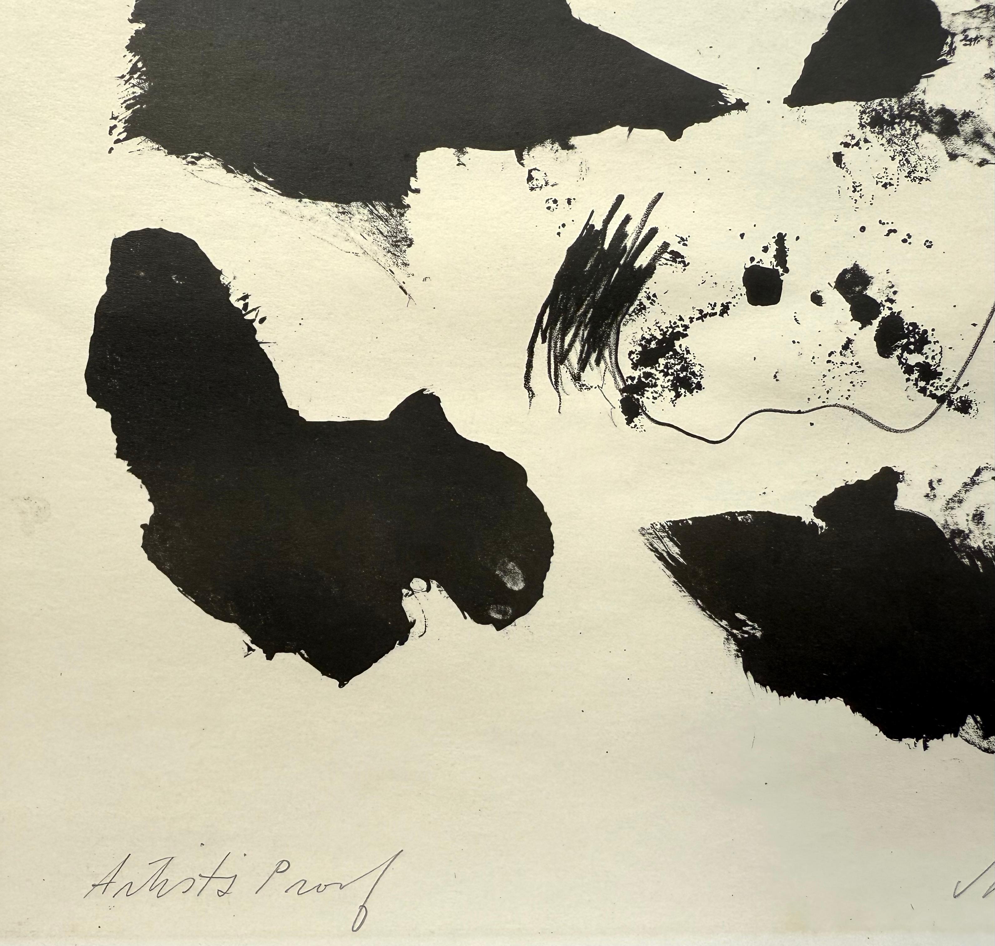 Sans titre - Beige Abstract Print par James Brooks