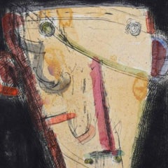 James Brown - Untitled 4 - Hand Colored Etching by Artist, 1986