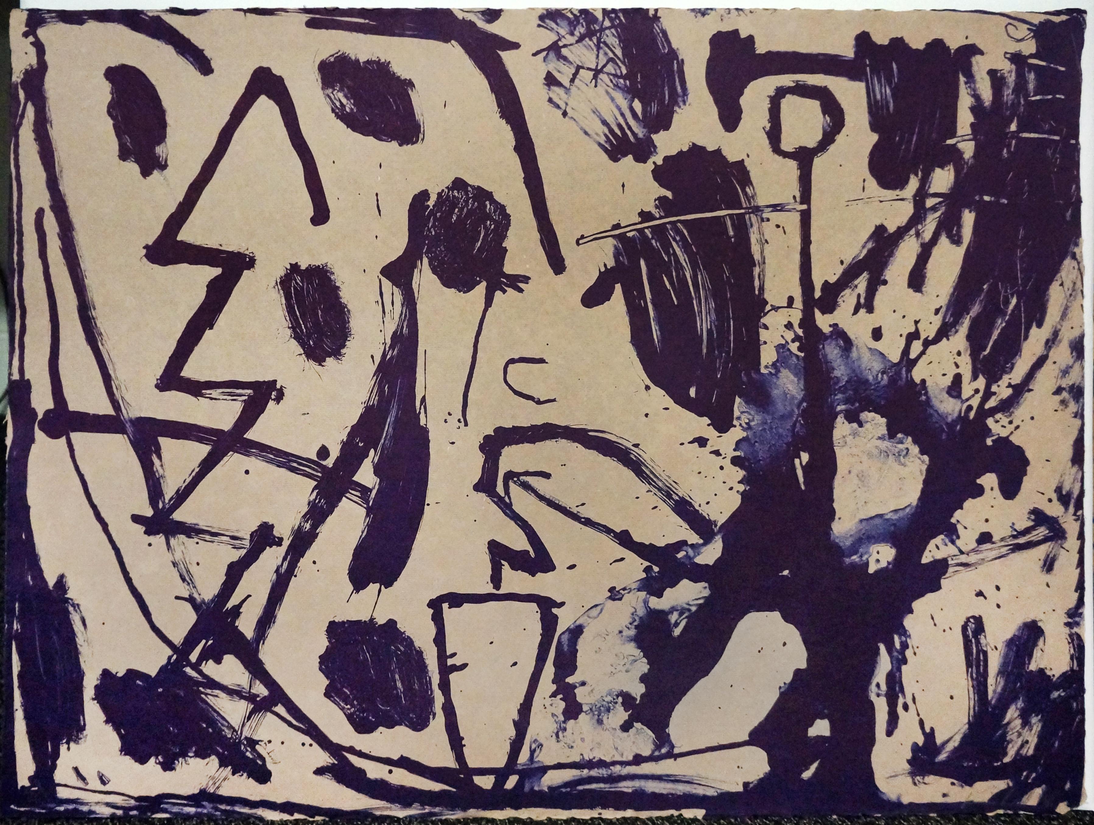 James Brown Abstract Print - UNTITLED