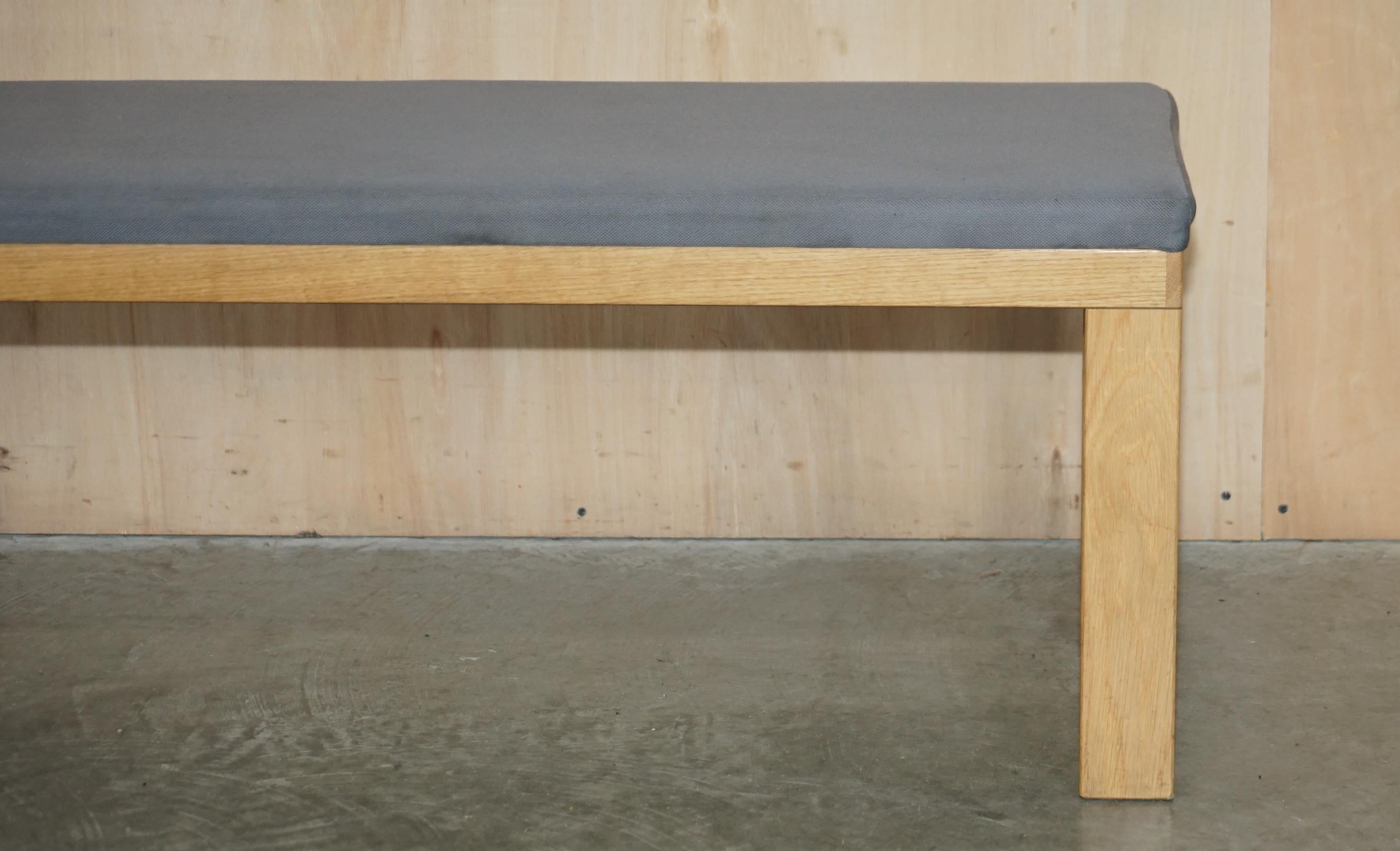 Hand-Crafted James Burleigh Kitchen Dining Table Bench Sizes Colours & Available For Sale