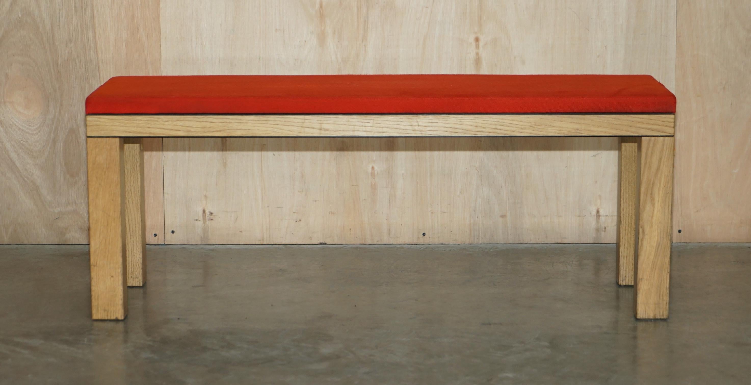 JAMES BURLEIGH RED MEDIUM KITCHEN Esstisch BENCH SIZES & COLOURS im Angebot 7