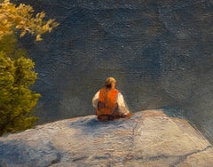 Fall of snow, Hepste river, (Brecon, South Wales), James Burrell Smith (signed)