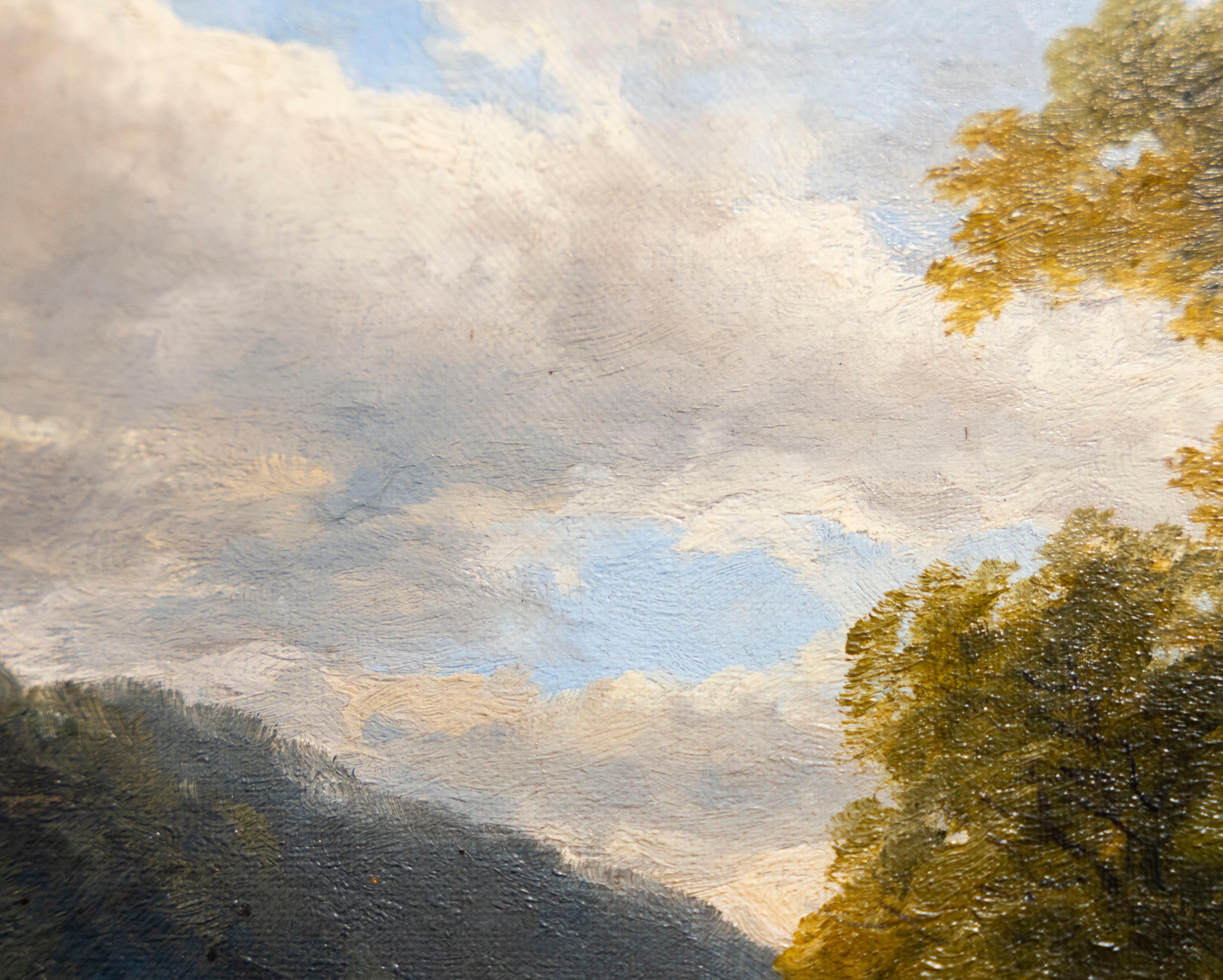 Herbst des Schnees, Hepste- Fluss, (Brecon, Südwales), James Burrell Smith (signiert) im Angebot 2