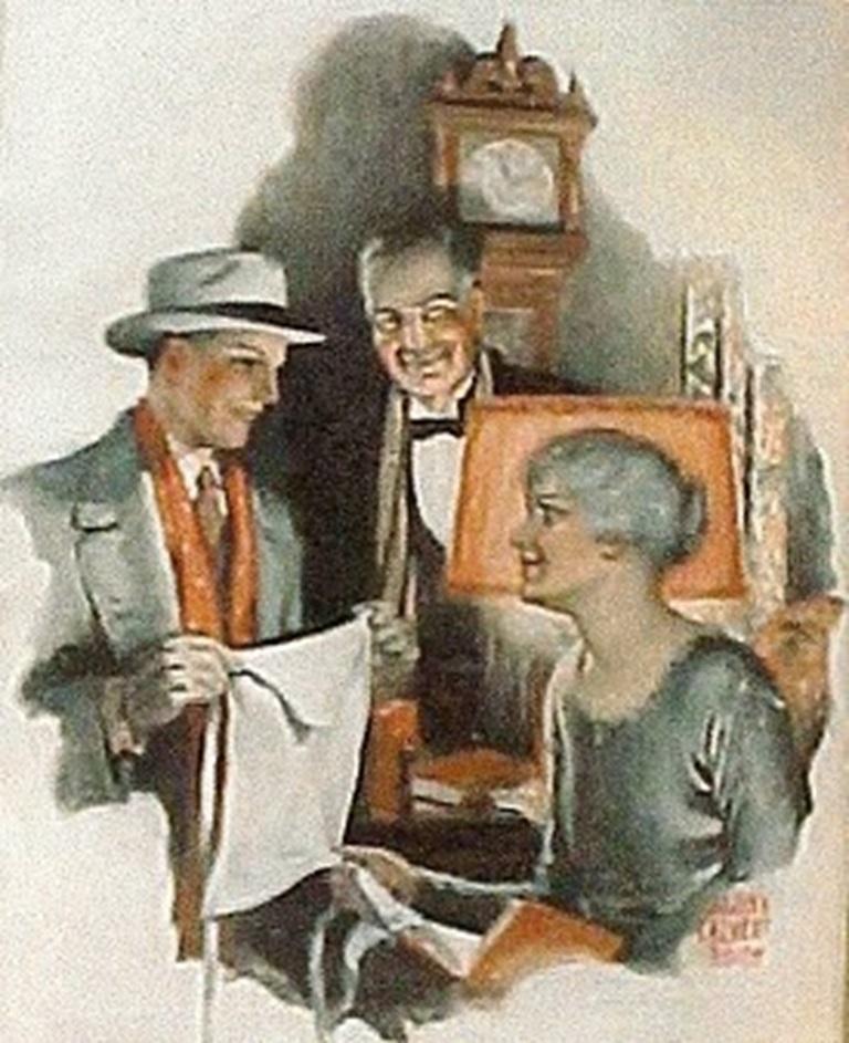 32° Mason - Painting by James Calvert Smith