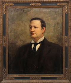 "Portrait of Arthur W. Smith, Esq. " James Carroll Beckwith, Society Portrait