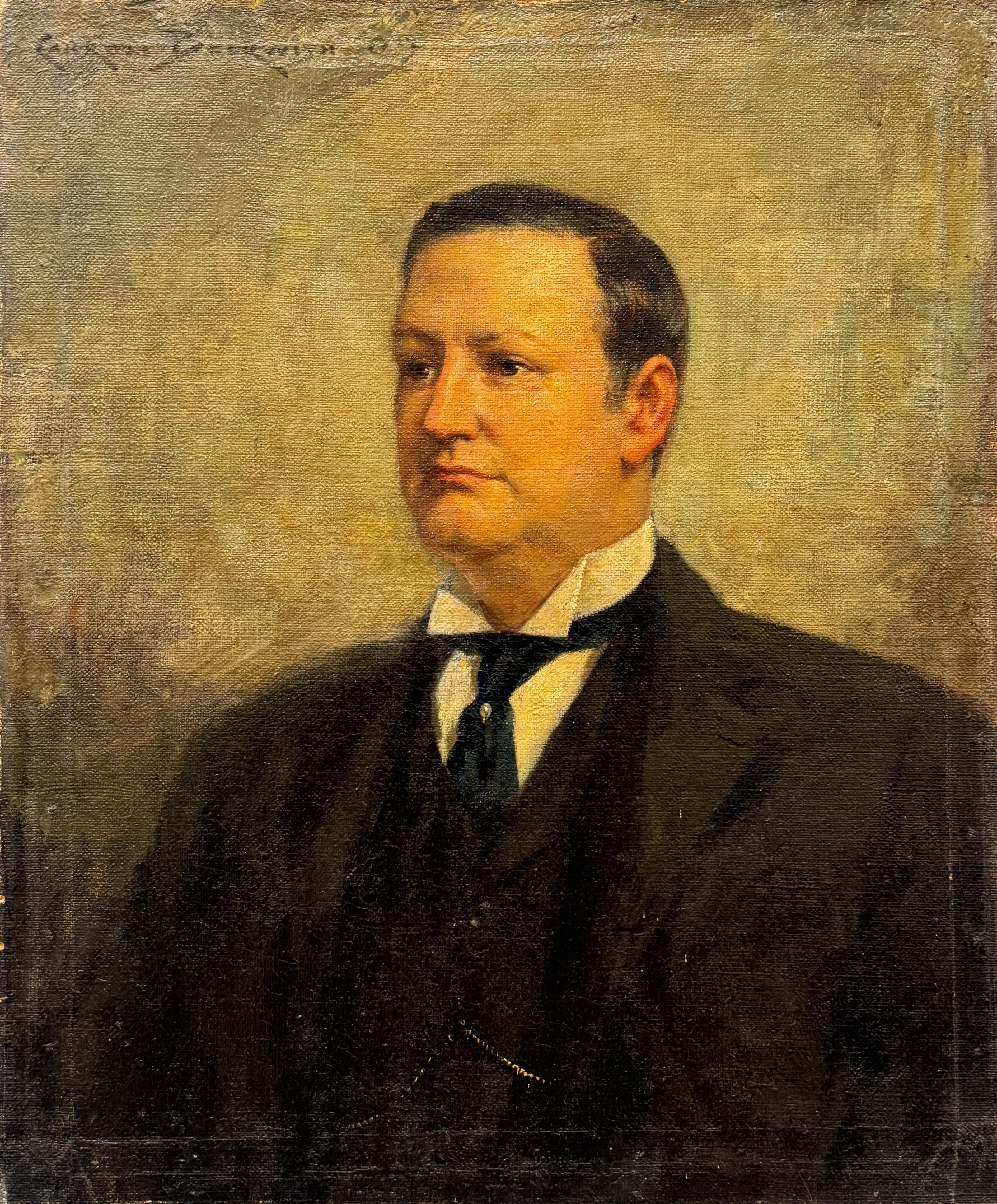 James Carroll Beckwith
Ritratto di Arthur Smith, Esq., 1909
Firmato e datato in alto a sinistra; firmato, intitolato e datato sul retro.
Olio su tela
30 x 25 pollici

Provenienza
Collezione privata


James Carroll Beckwith è stato un celebre pittore