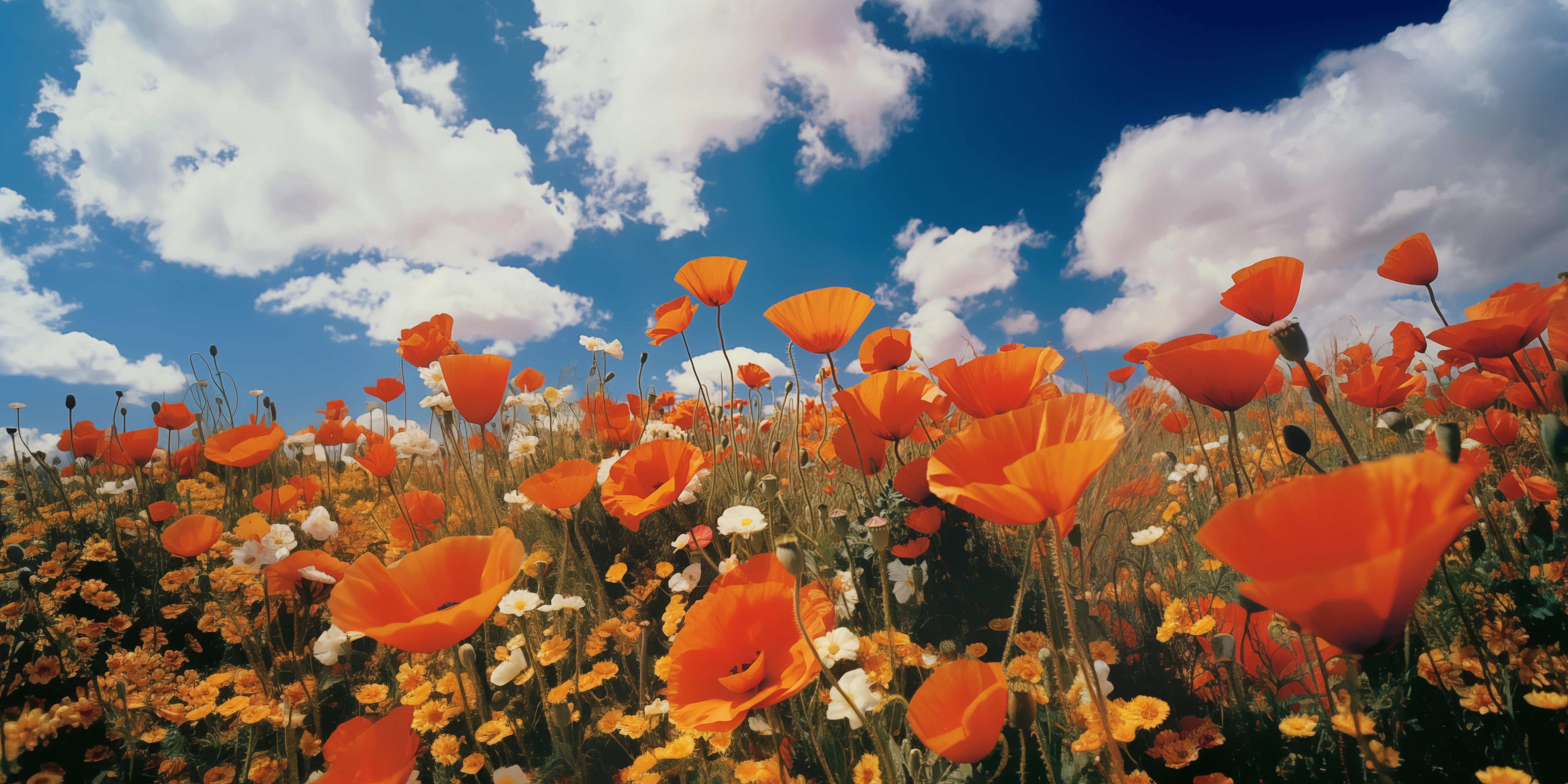 James Chadwick  Color Photograph - Greatest Day, Poppies