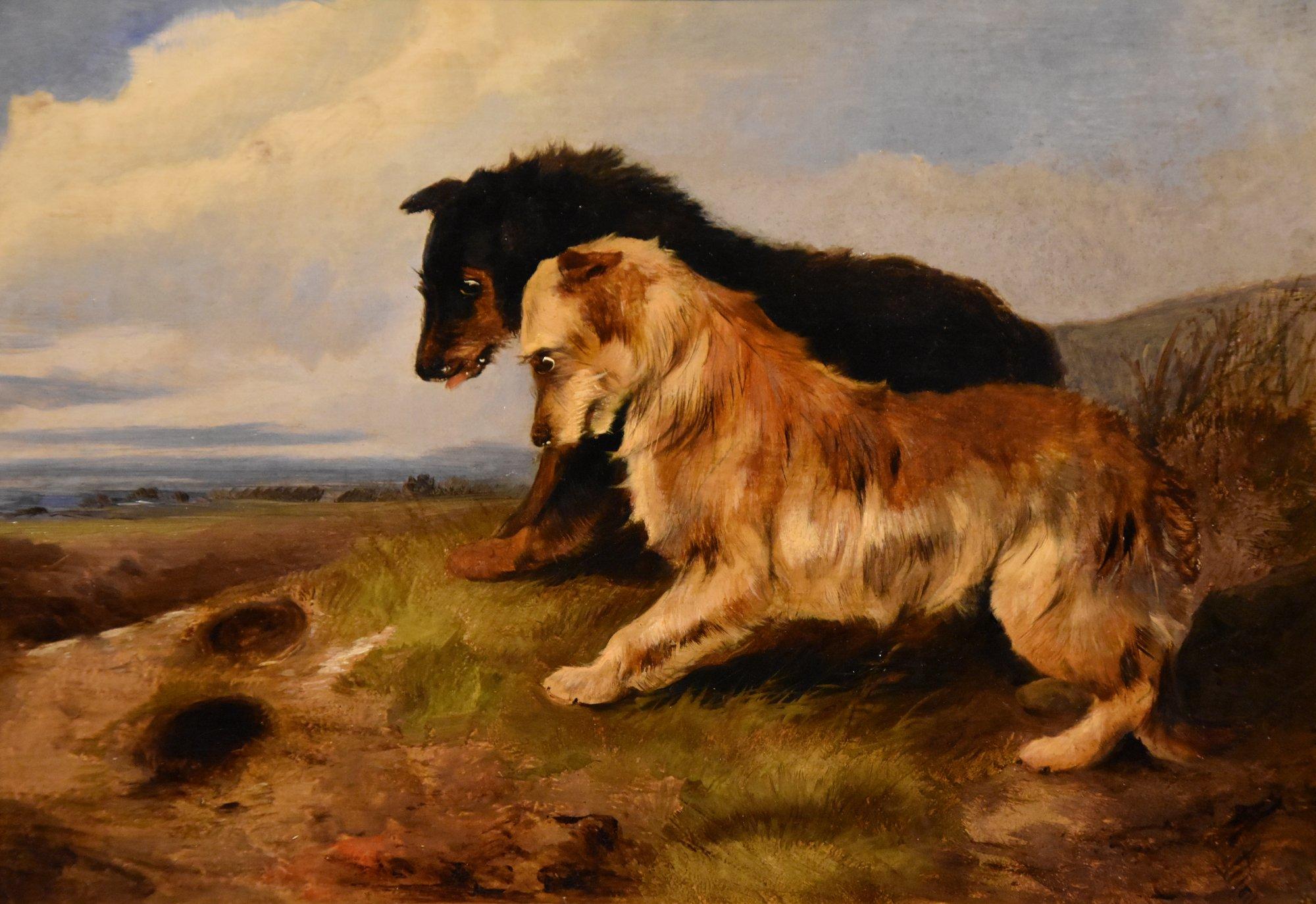 Coppia di dipinti a olio di James Charles Morris 