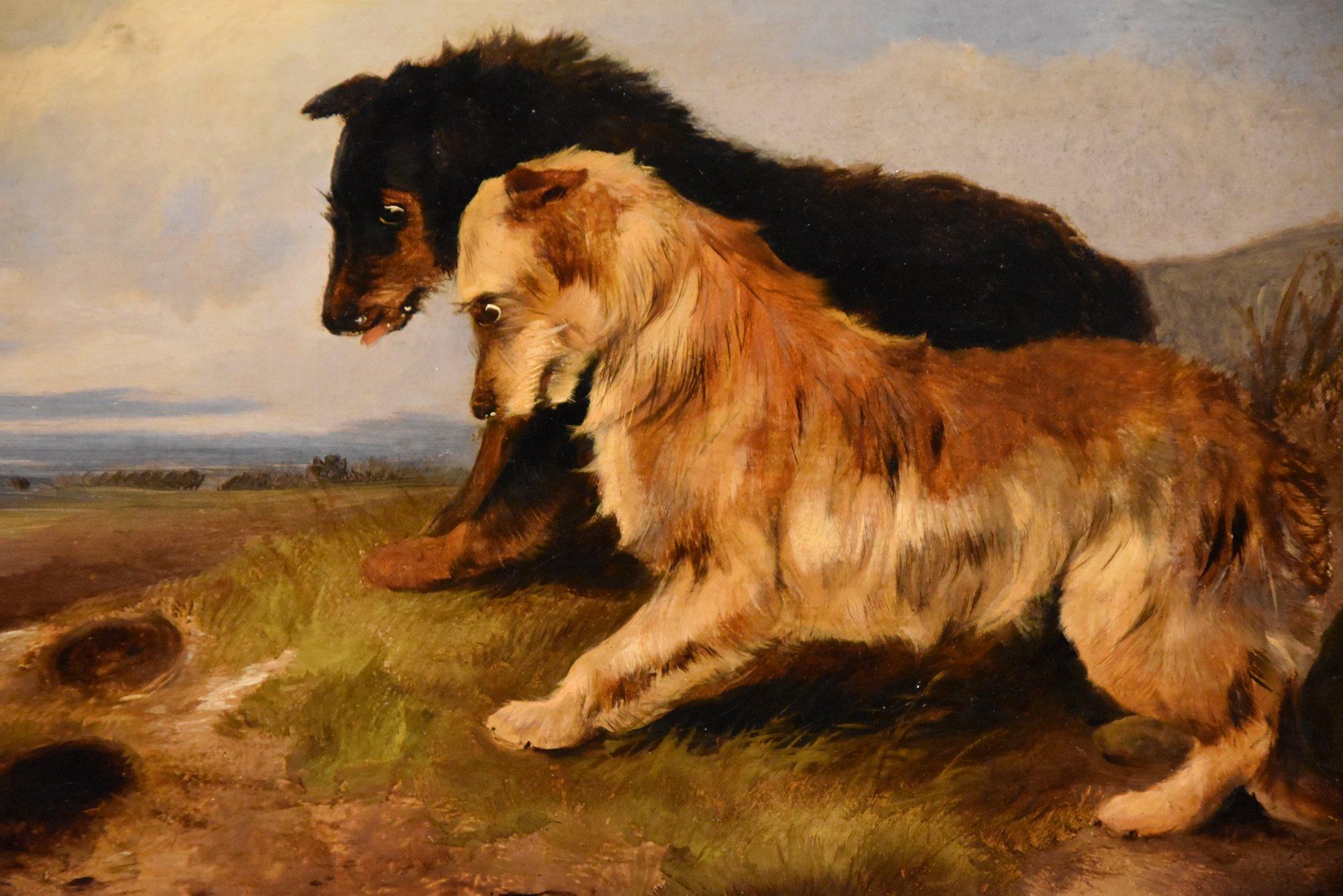 Coppia di dipinti a olio di James Charles Morris 