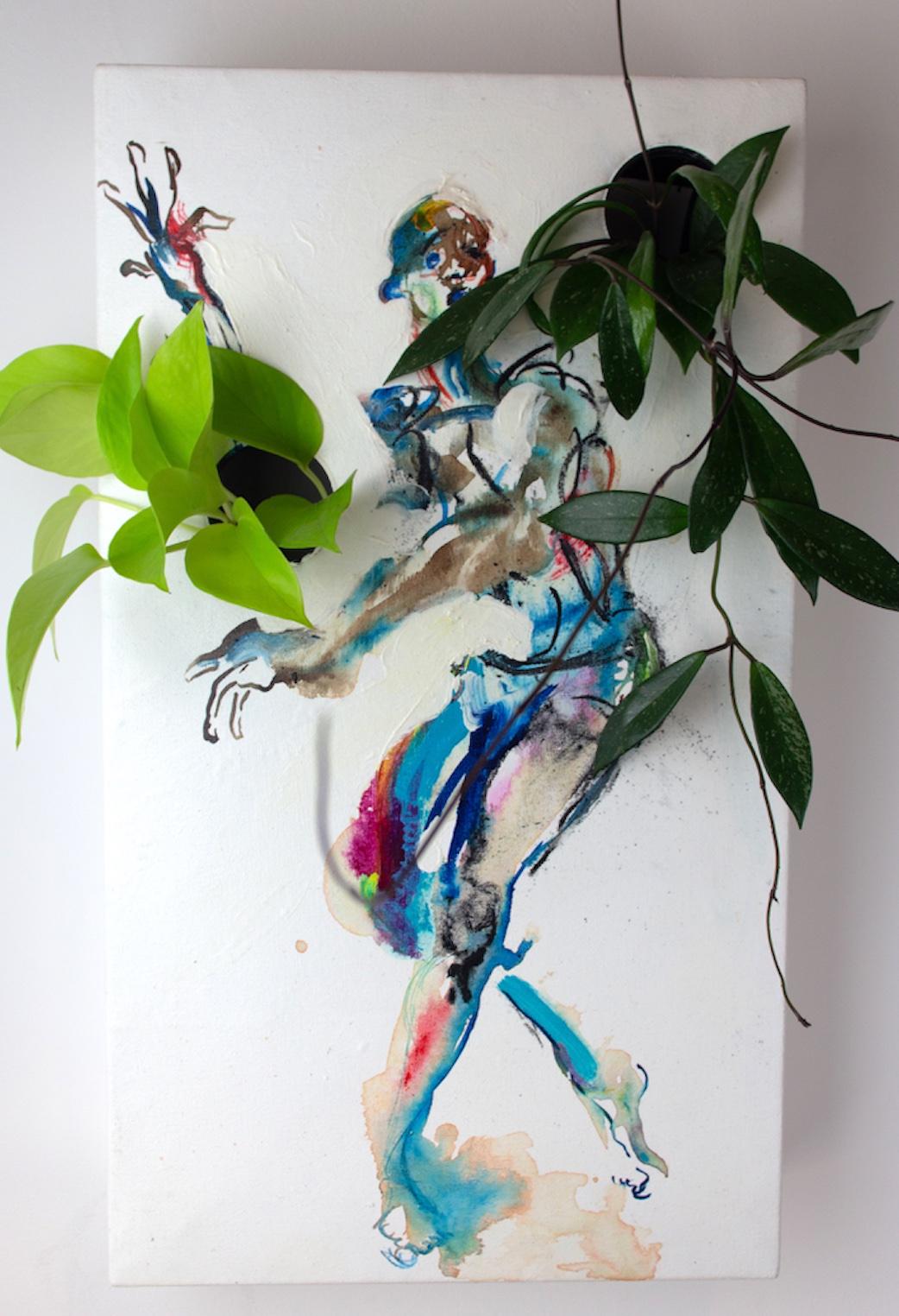 Dancer (After Geoffrey Holder's Adam) - Art by James Chen Wishart