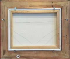 «Granadas y té», de James Cobb; cuadro al óleo sobre lienzo, enmarcado, de 16" x 20"