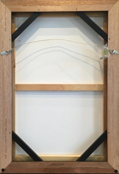 "Shadows Falling on Snow" by James Cobb; Framed 36" x 24" Oil on Canvas, 2023
