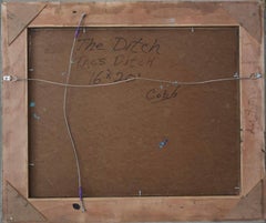 'Taos Ditch' by James Cobb; Framed Oil on Canvas, 21" x 25", 2020