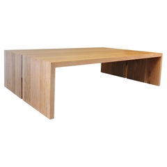 Solid Oak and Walnut James Coffee Table by Lynnea Jean