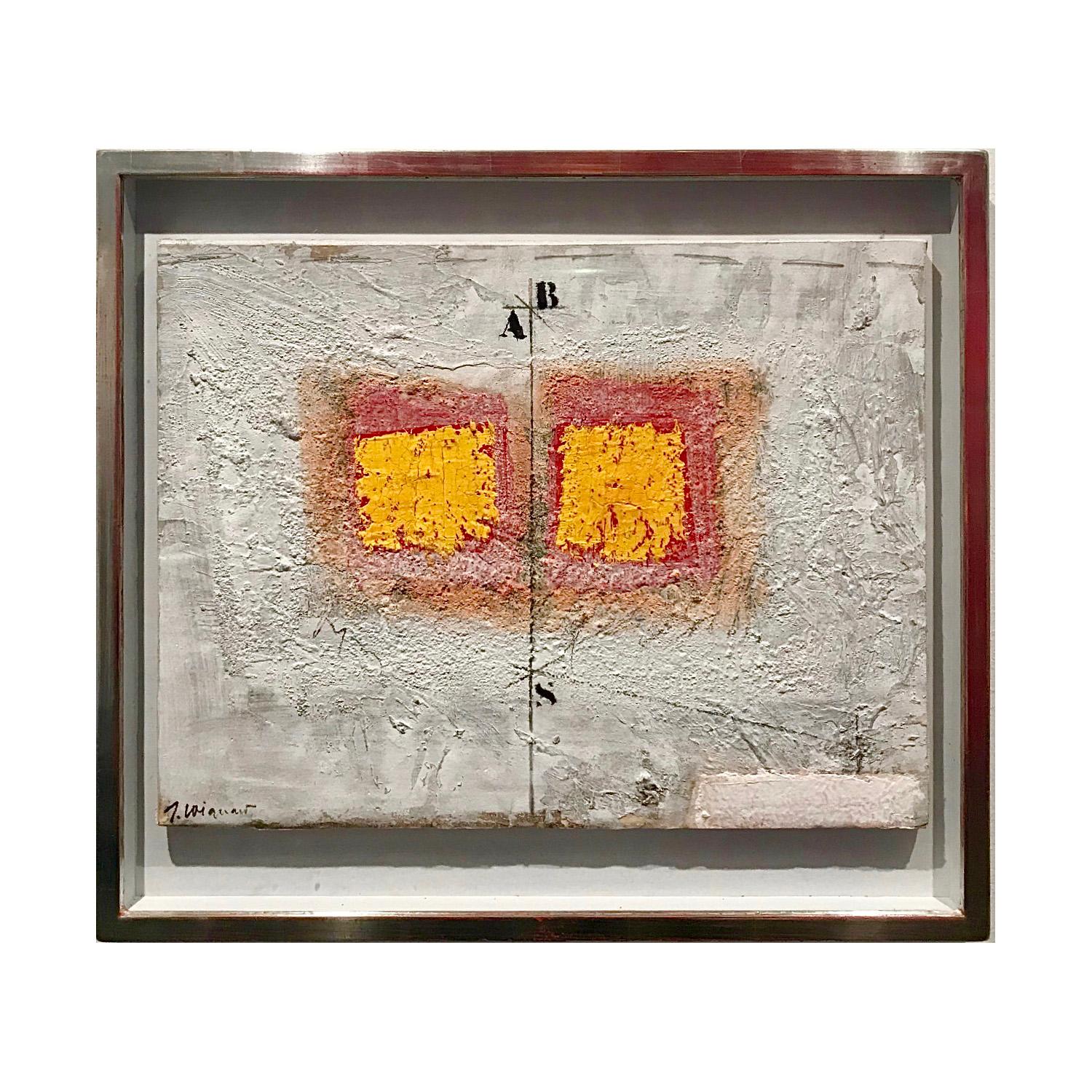 James Coignard Abstract Painting - Deux Jaune 