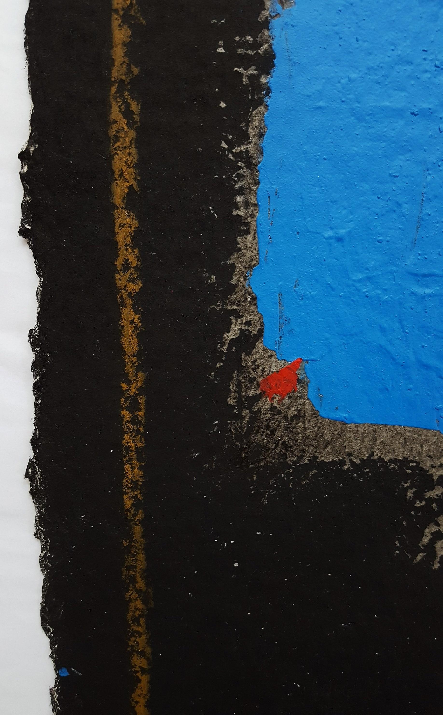 Deux Bleus Sur Noir /// James Coignard Art abstrait français en vente 15