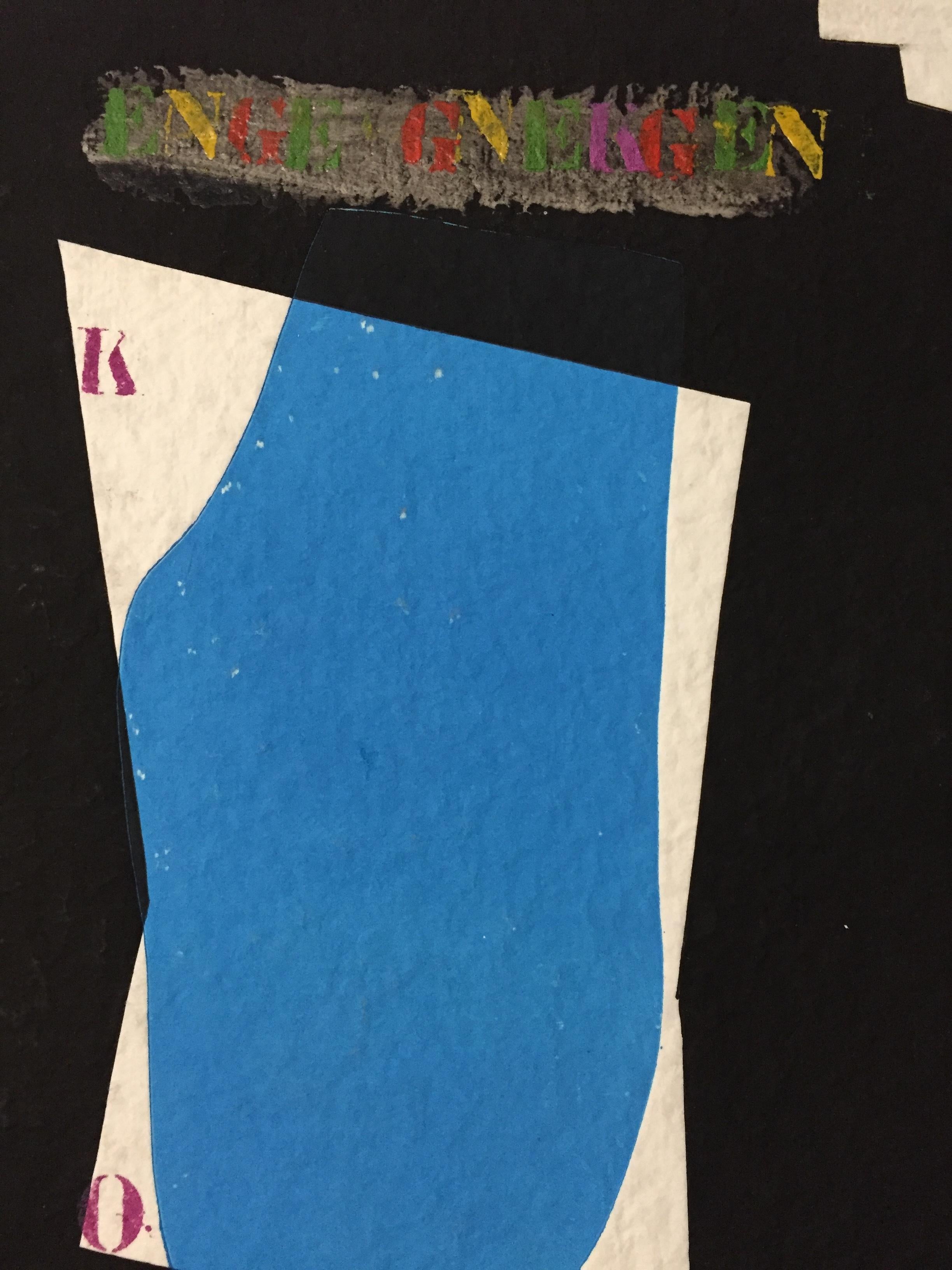 French Modern Art by James Coignard - Blue For Sale 7