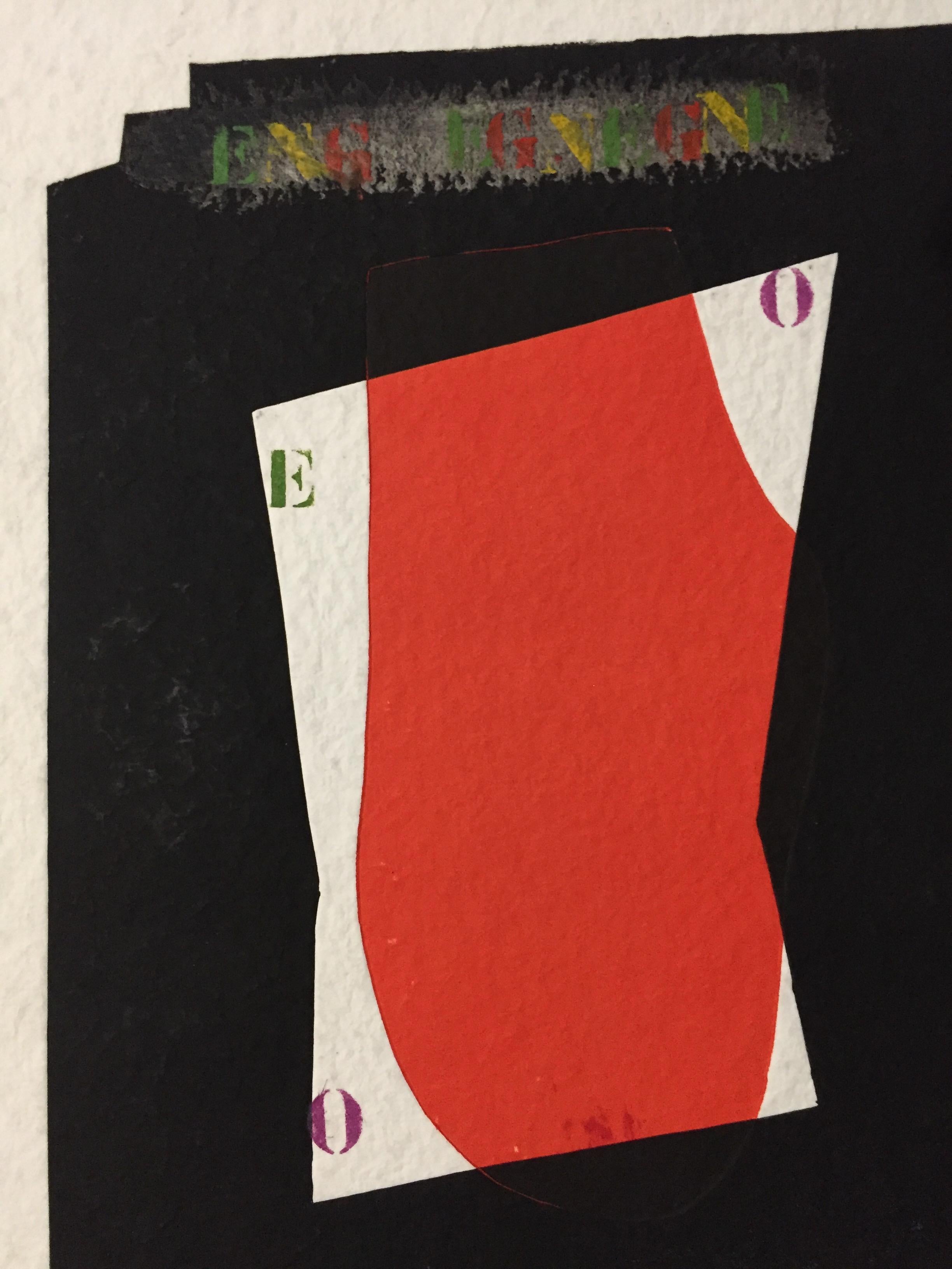French Modern Art by James Coignard - Red For Sale 10
