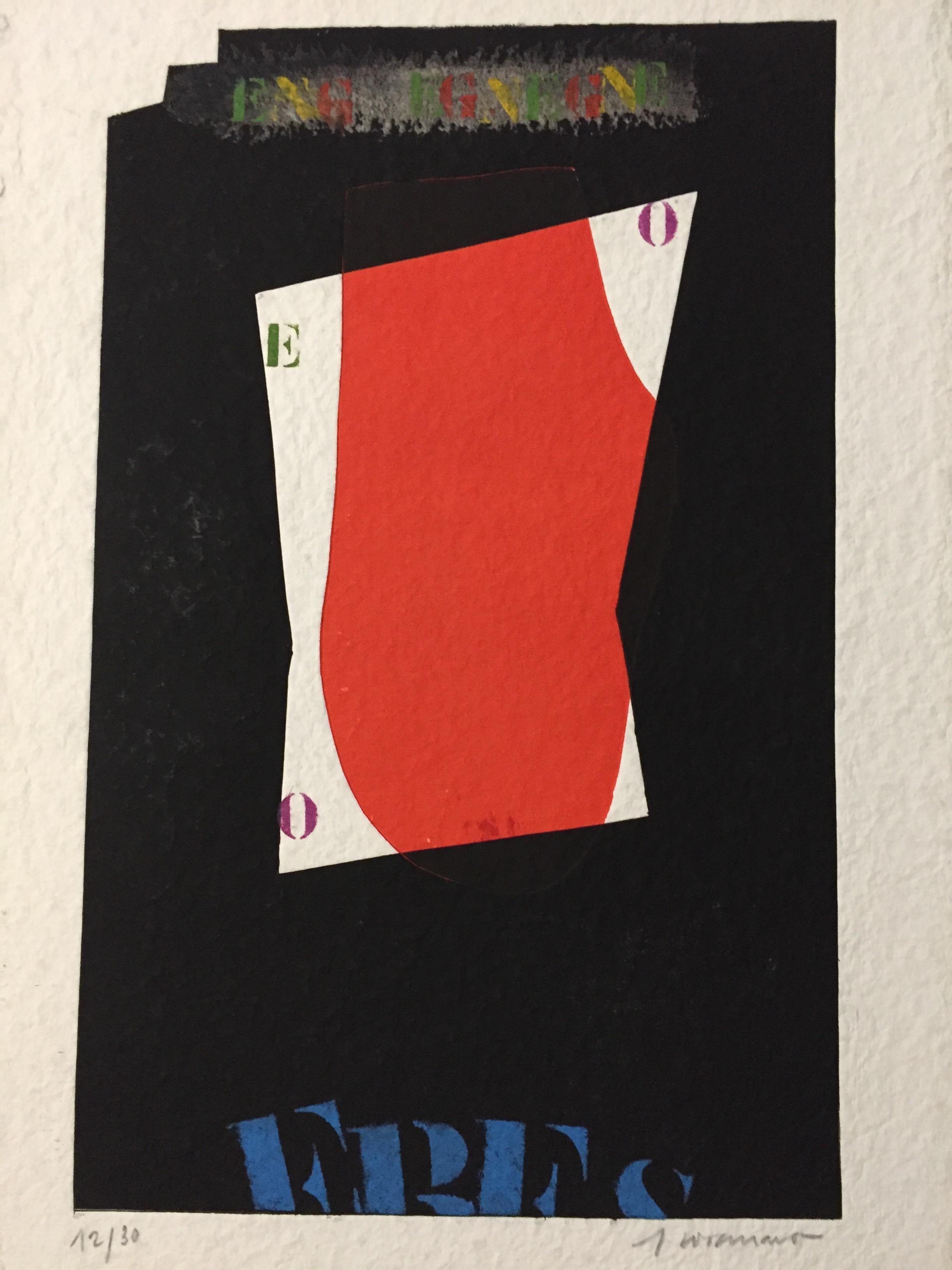 Arte moderna francese di James Coignard - Rosso