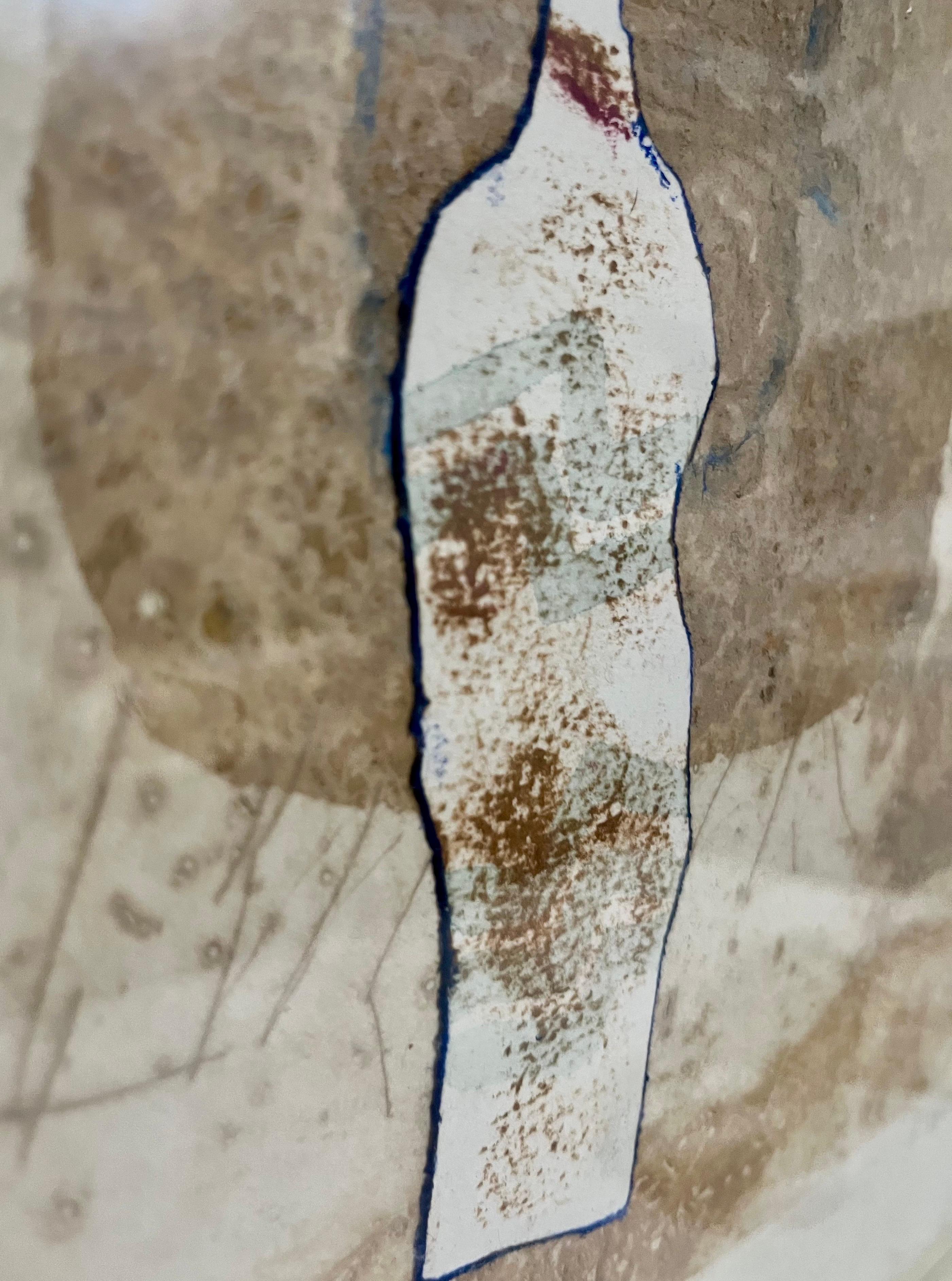 French Pop Art Modernist Textured Carborundum Etching Abstract James Coignard For Sale 2