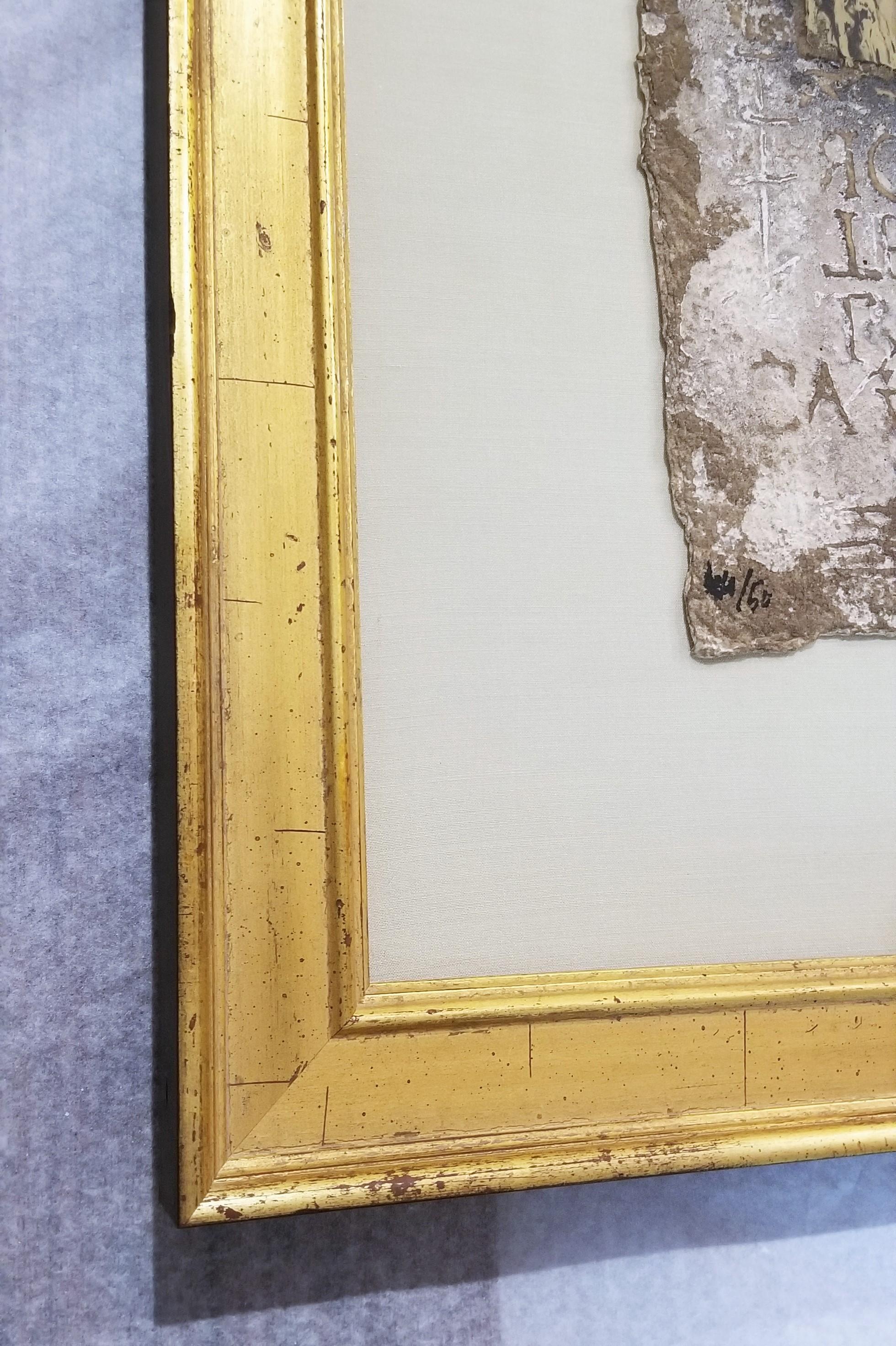 Les Voiles (Le vele) /// James Coignard Incisione astratta di testo Arte moderna in vendita 3