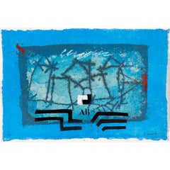 Paysage bleu #1230