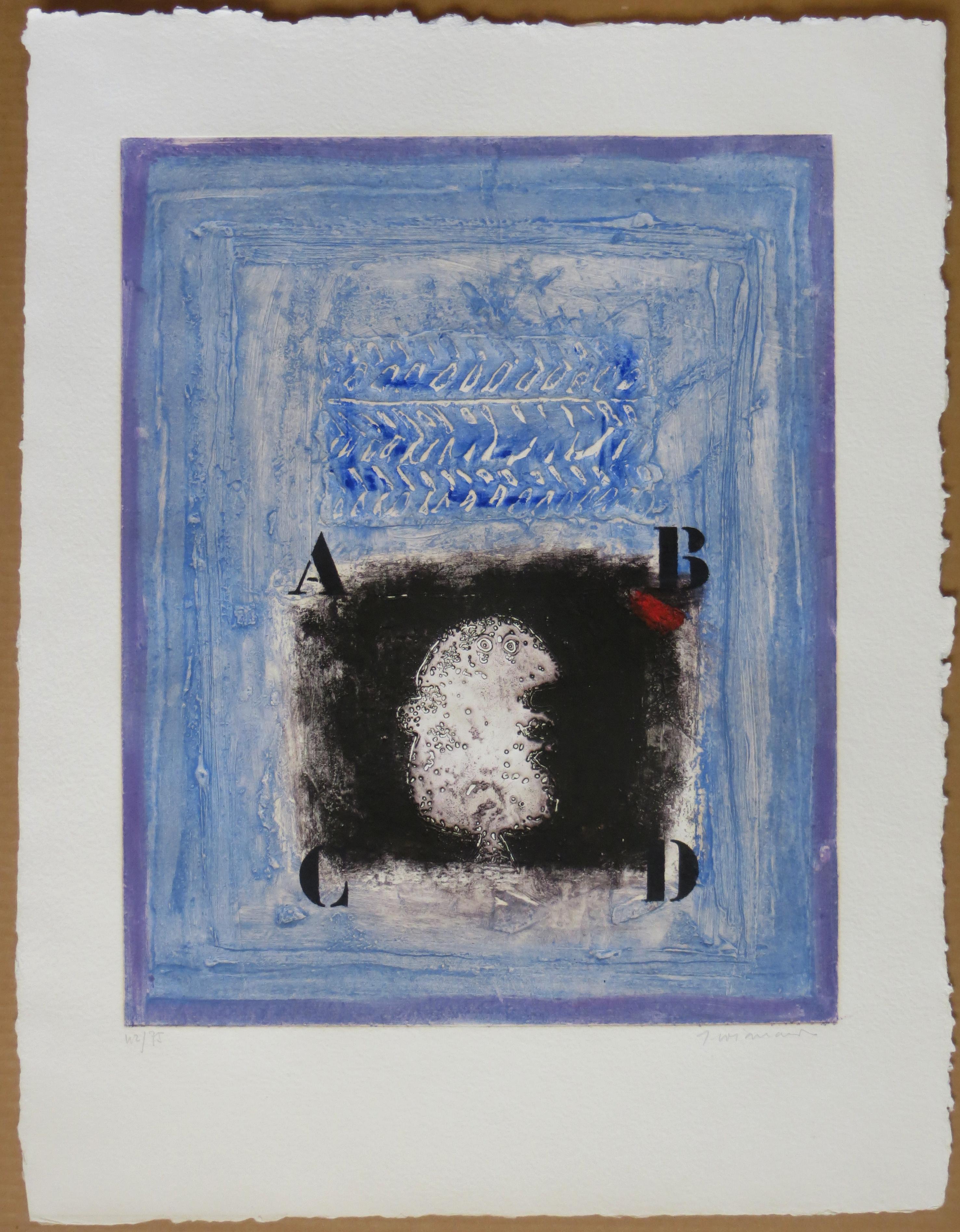 Tete en ABCD - Print by James Coignard