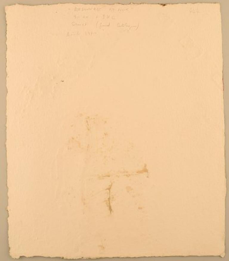 James Coignard B. Tours 1925, gest. in Cannes 2008, Farblithografie im Zustand „Hervorragend“ im Angebot in København, Copenhagen