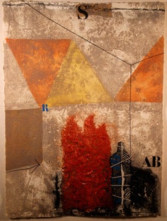 James Coignard Composition Signed Carborundum Etching on Hand Made Paper 50/75