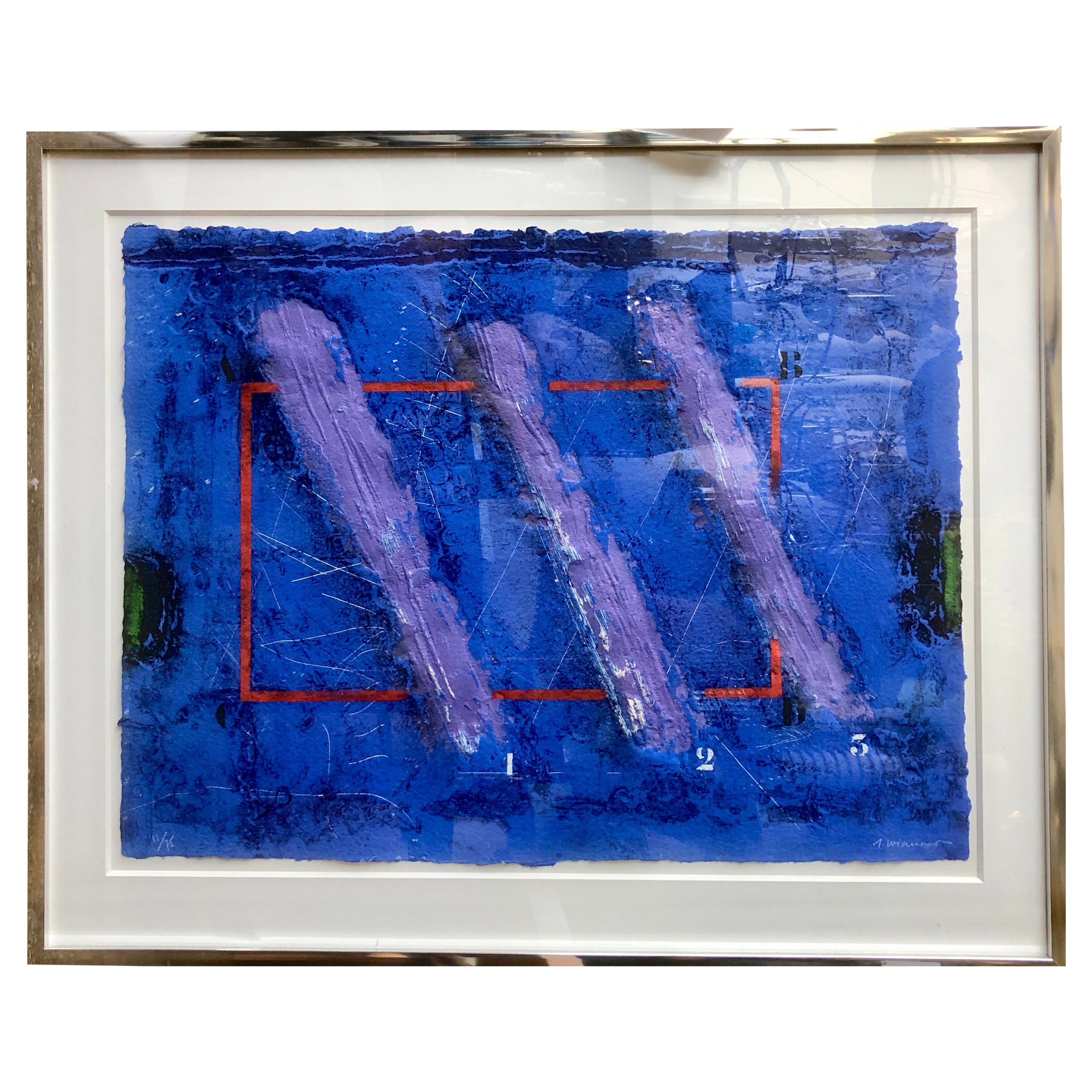 Große Carborundum-Radierung von James Coignard