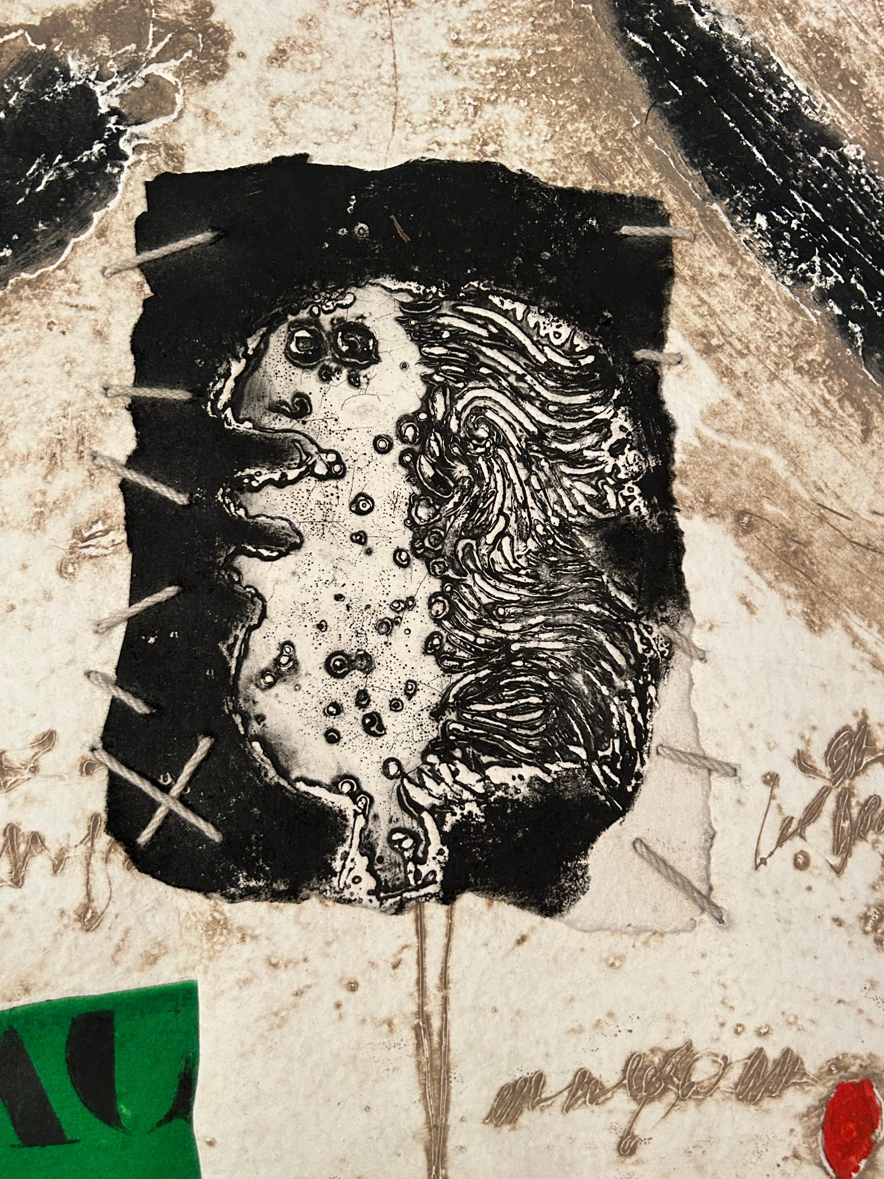 James Coignard Mixed Media Cardorundum Etching For Sale 1