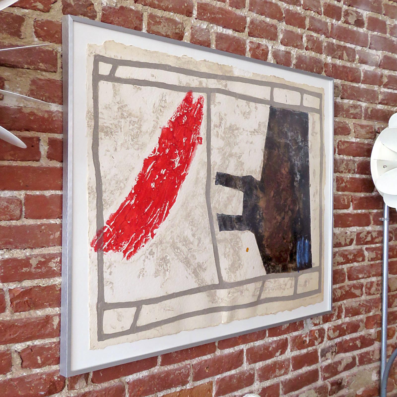 Mid-Century moderno James Coignard 'Occupazione' Acquaforte in vendita