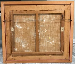 James Coignard Óleo sobre lienzo titulado Atomic Ultimate Pintura abstracta figurativa