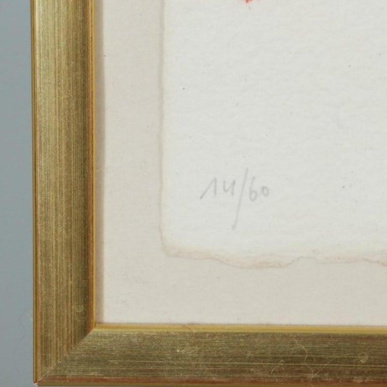 James Coignard. Caroborund etching (without title), signed numbered 14/60.
Measures: 55 x 44 cm

James Coignard, painter, ceramist, sculptor and etcher, was born in Tours, France on September 25, 1925. At the age of 23 and after a brief career in