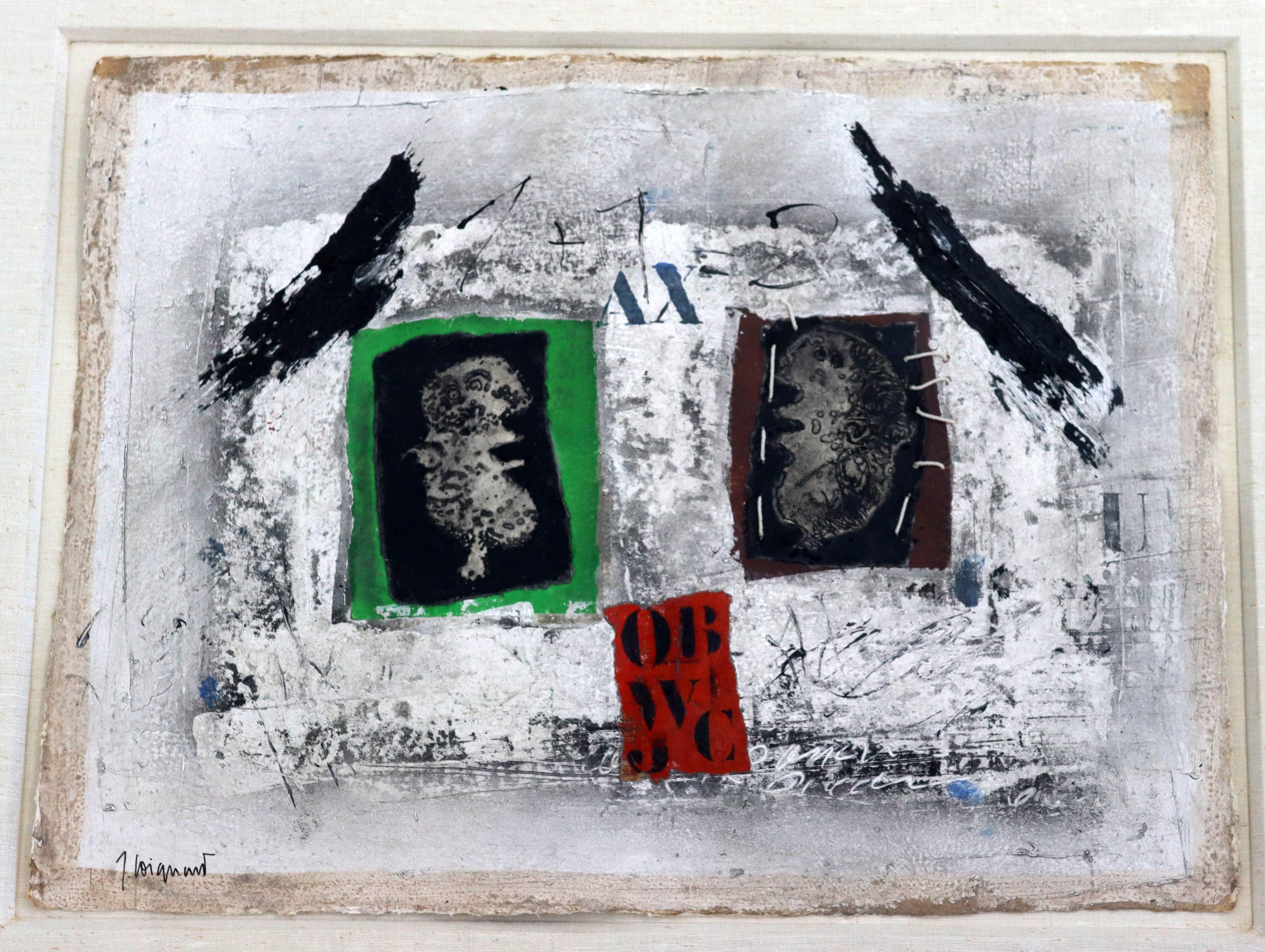 For your consideration is a stunning modern carborundum etching signed by French abstract artist James Coignard (30x38). James Coignard, painter, ceramist, sculptor and etcher. His is collaboration with Galerie Paul Hervieu in Nice made him known in