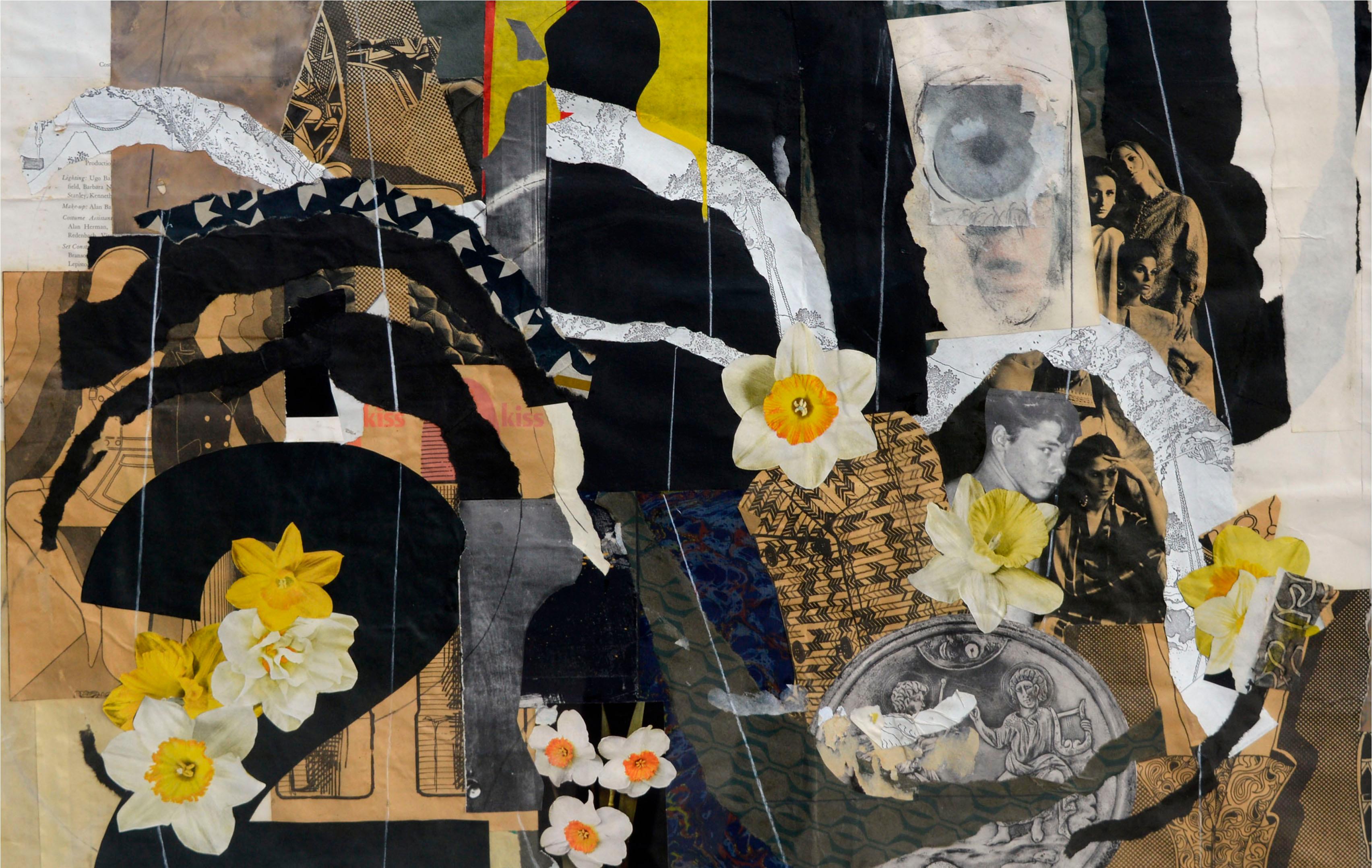 Mid Century Narzisse Abstrakt – Painting von James Coughlin