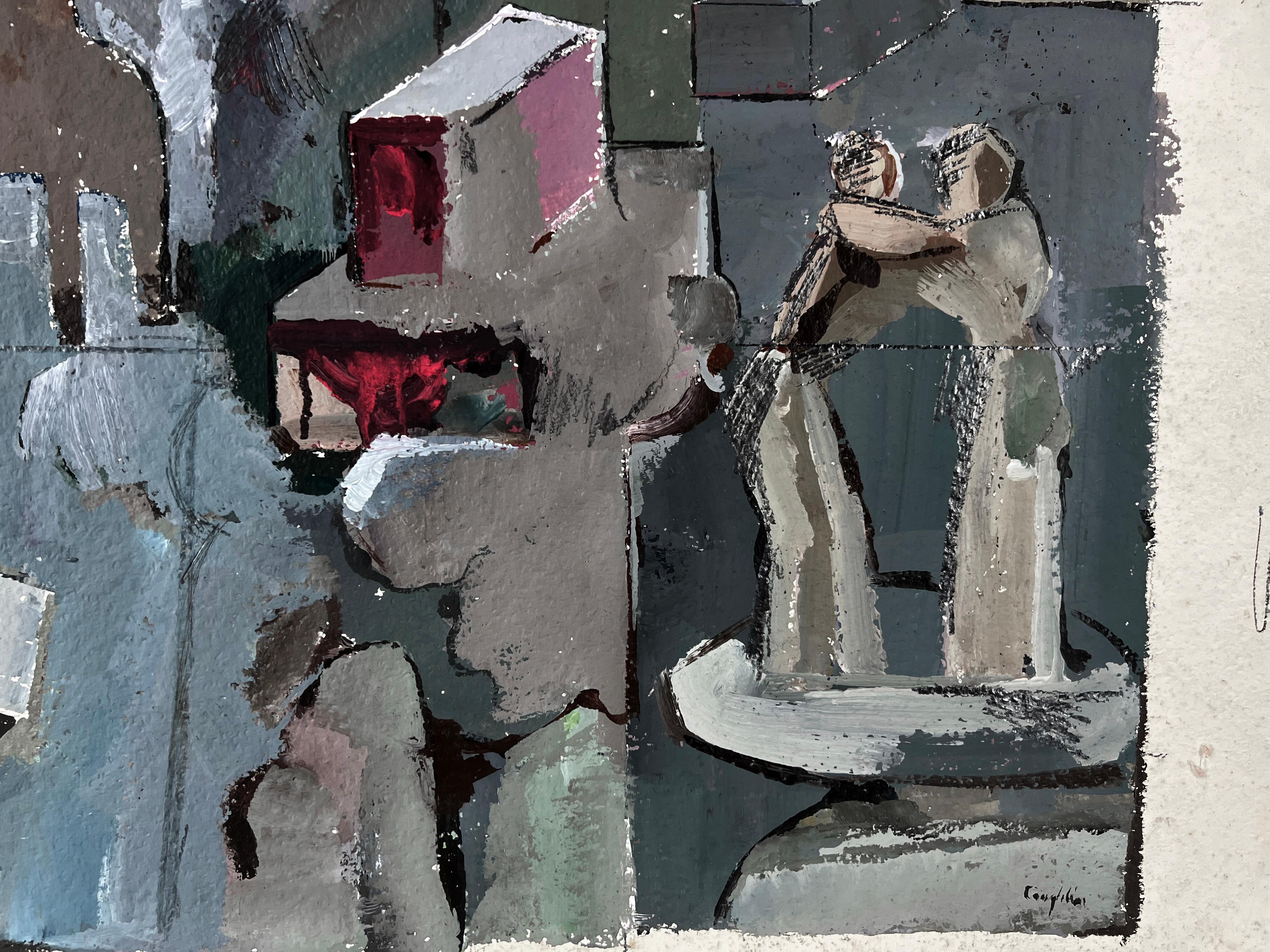 Abstract Figural and Pediments - Two Sided Art - James Coughlin For Sale 2