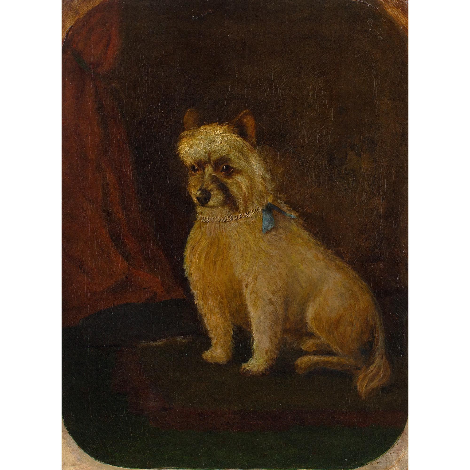 James Coutts Michie ARSA, Portrait Of A Terrier 1