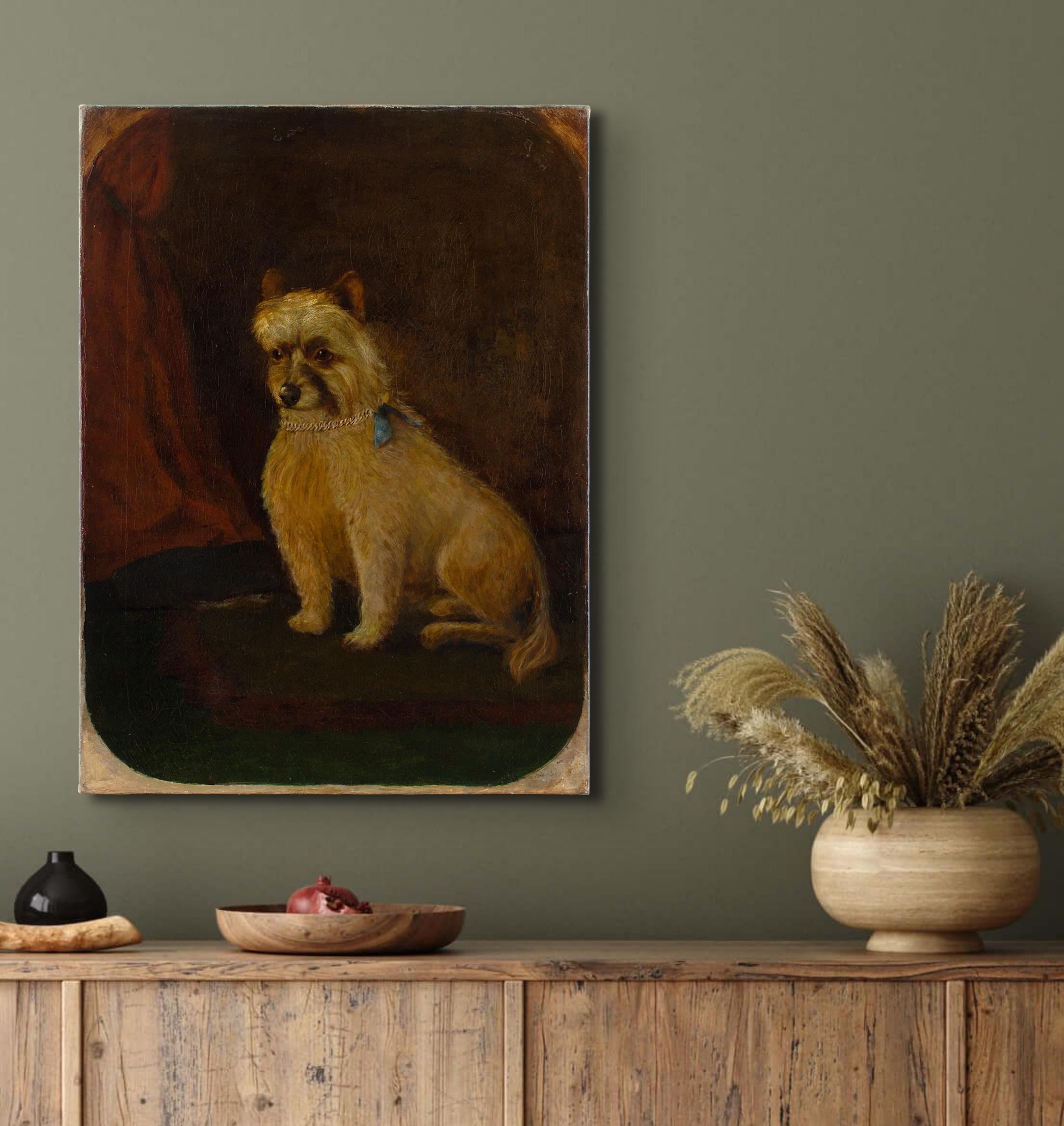 James Coutts Michie ARSA, Portrait Of A Terrier 2