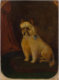 Antique James Coutts Michie ARSA, Portrait Of A Terrier