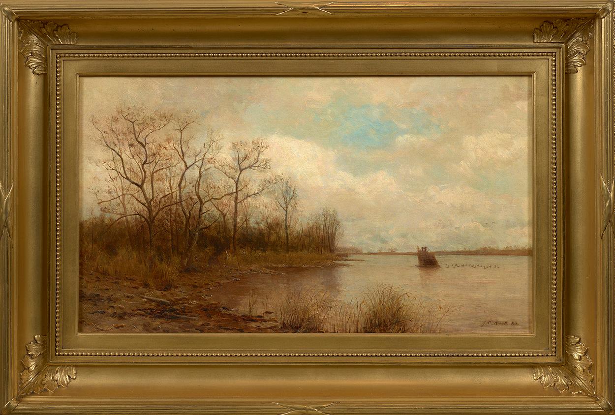 Escena de caza de patos - Painting de James Craig Nicoll