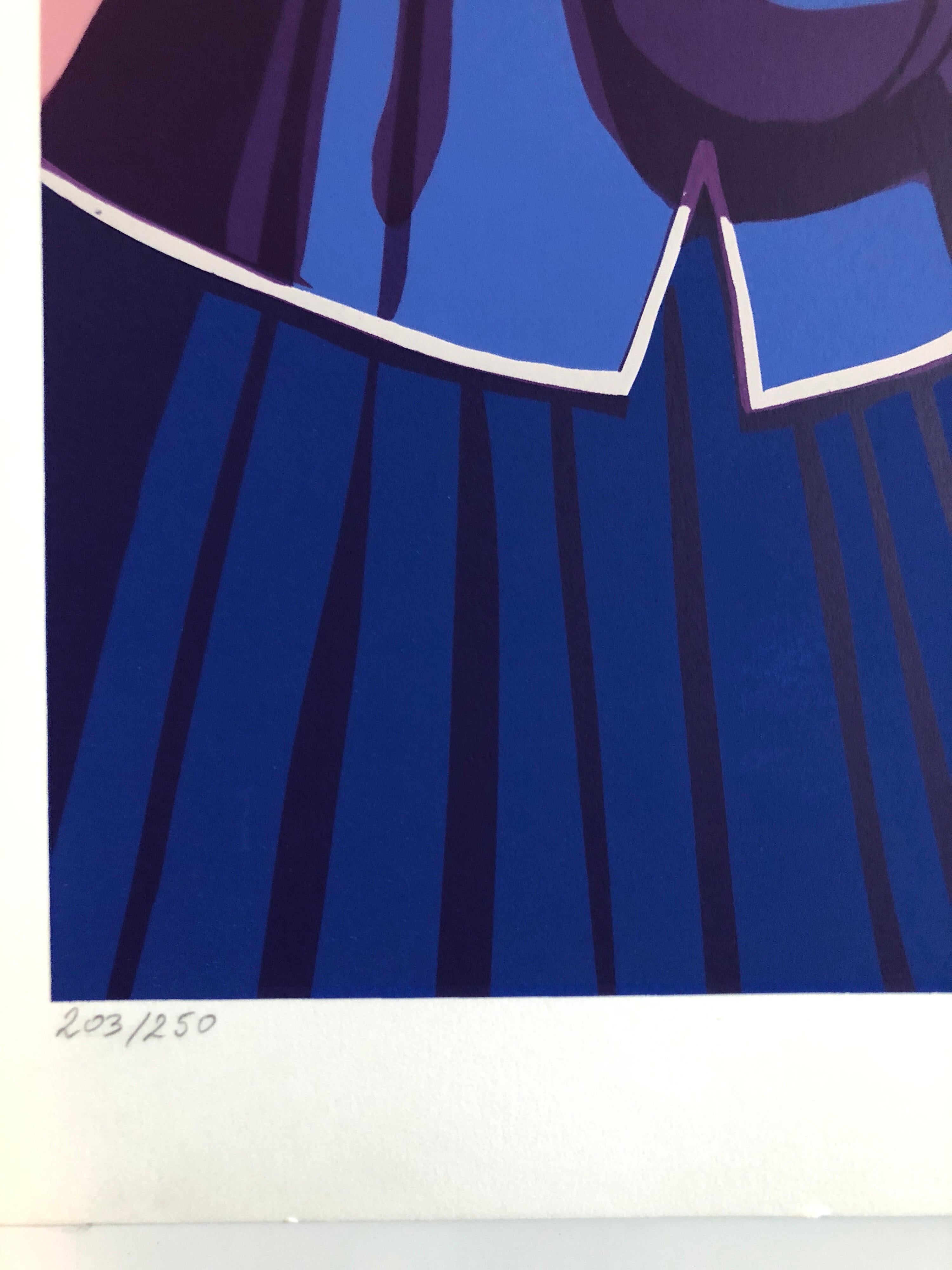 Native American Indian Family, Old Southwest Silkscreen Lithograph James Darum 1
