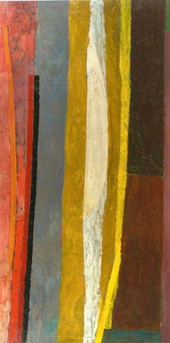 Abstracto No Objetivo Mid 20th Century American Modern Color Field 1950s