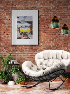 Room 314 Madrid (Figurative Realism, Interior, Cultural Commentary)